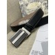 Dior BELT 35MM Calfskin Black Silver High