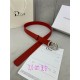 Dior SADDLE BELT 30MM Smooth Calfskin Red High