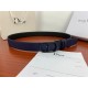 Dior CD BELT 35MM Epsom Calfskin Navy/Black High