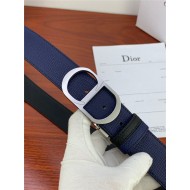 Dior CD BELT 35MM Epsom Calfskin Navy/Black High