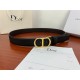 Dior CD BELT 35MM Epsom Calfskin Coffee/Black High