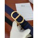 Dior CD BELT 35MM Epsom Calfskin Navy/Black High