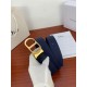 Dior CD BELT 35MM Epsom Calfskin Navy/Black High