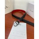 Dior CD BELT 35MM Epsom Calfskin Red/Black High