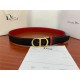 Dior CD BELT 35MM Epsom Calfskin Red/Black High