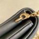 Louis Vuitton POCHETTE COUSSIN Monogram-embossed lambskin Black M80742 High