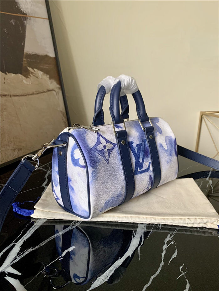 Louis Vuitton KEEPALL XS Monogram Watercolor Blue coated canvas M45761 High