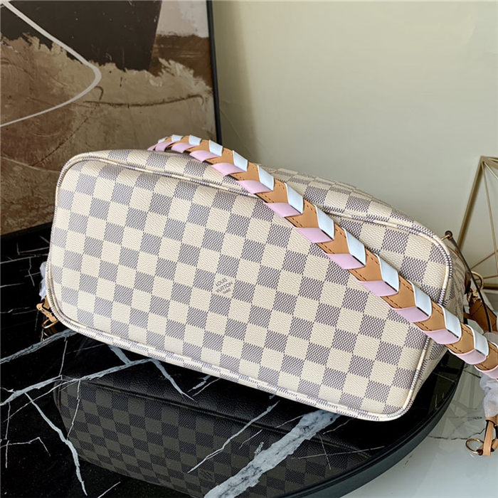 Louis Vuitton NEVERFULL MM Damier Azur N50047 High