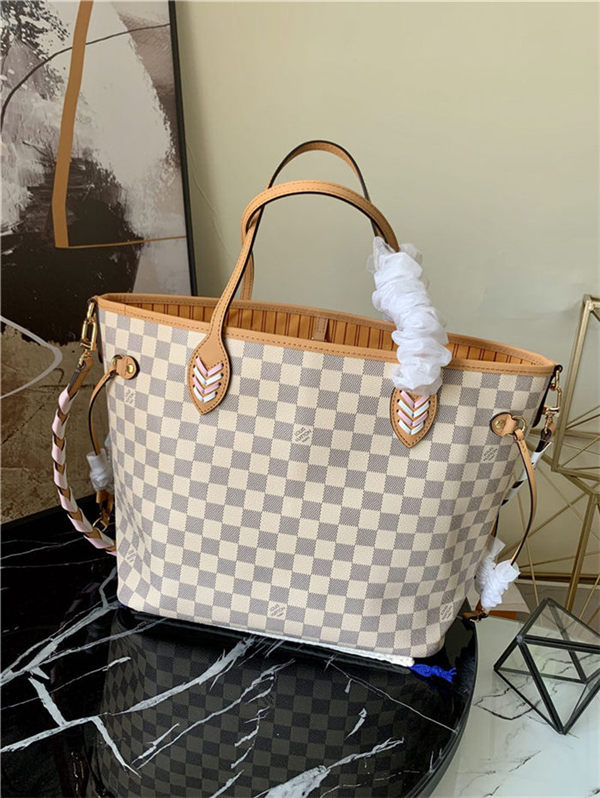 Louis Vuitton NEVERFULL MM Damier Azur N50047 High