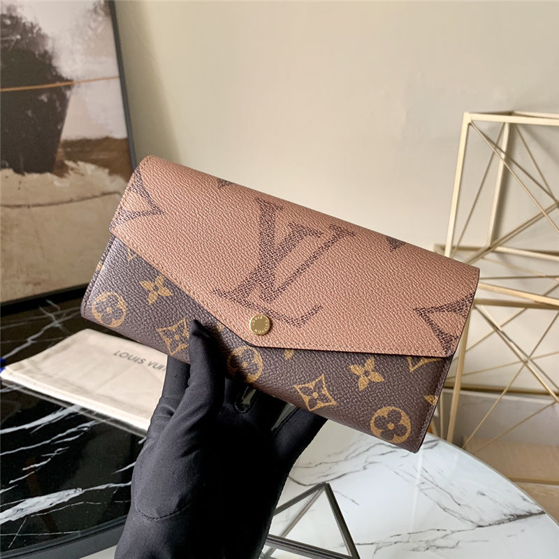 Louis Vuitton SARAH WALLET Monogram and Monogram Reverse coated canvas M80726 High