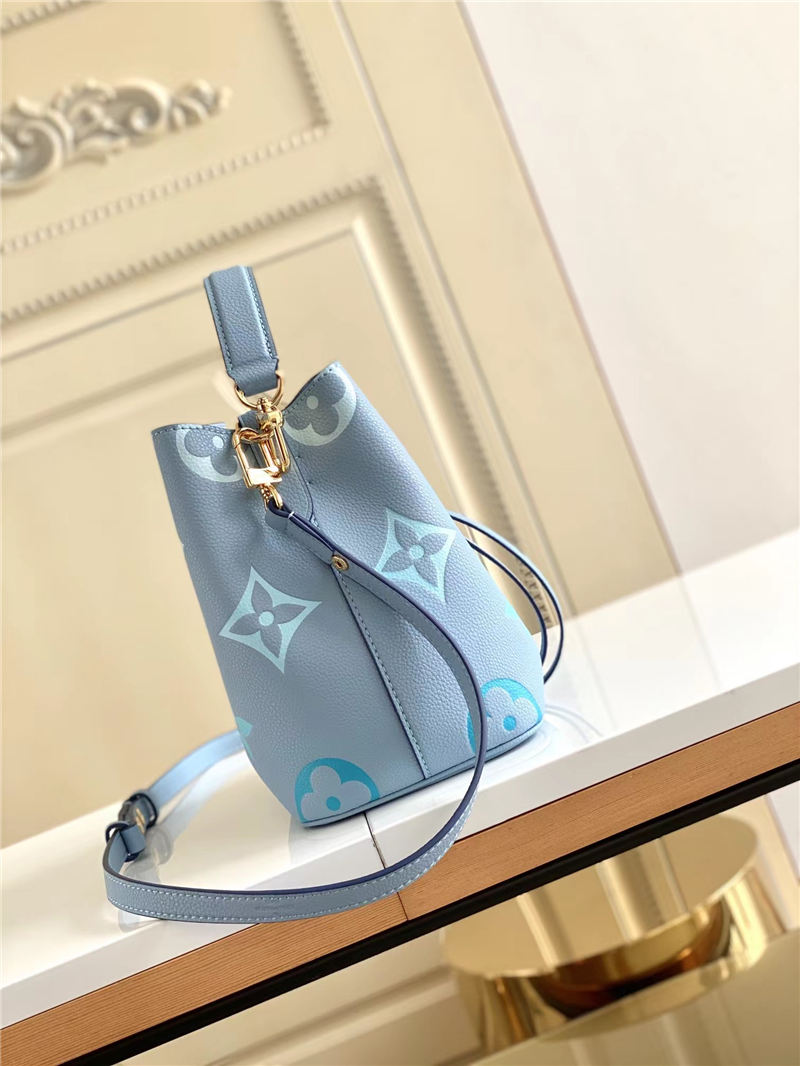 Louis Vuitton NÉONOÉ BB Monogram Empreinte Summer Blue M45709 High