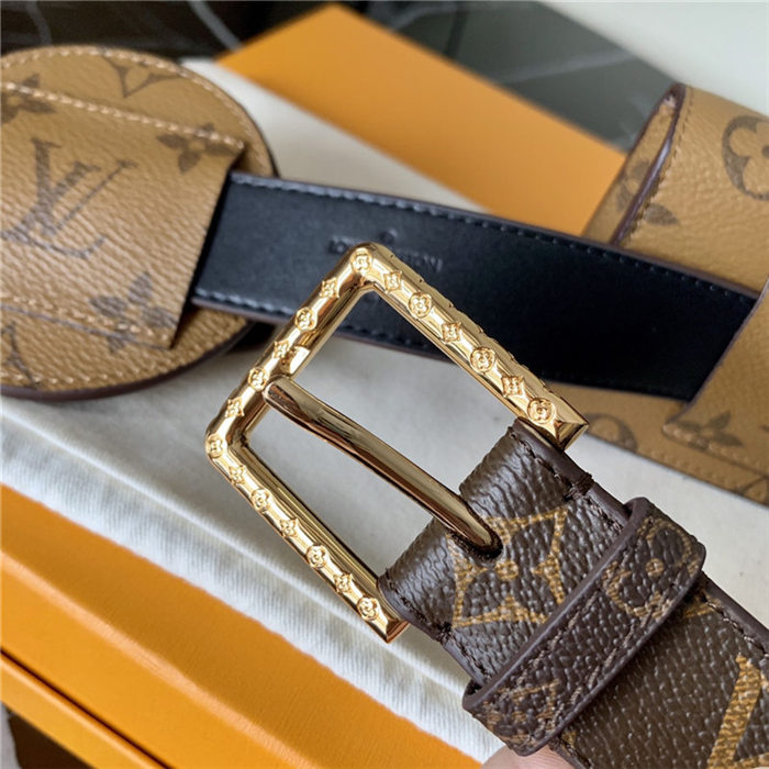 Louis Vuitton DAILY MULTIPOCKET 30MM BELT Monogram Reverse M0345U High