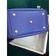 Hermes Lindy 26/30cm Bag Clemence Leather In Royal Blue Gold-Metal High