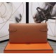 Hermes Kelly Classic Wallet Calfskin In Camel High