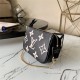 Louis Vuitton MINI POCHETTE ACCESSOIRES Monogram Empreinte Black M80501 High