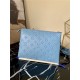 Louis Vuitton COUSSIN PM Monogram-embossed puffy lambskin Blue M57790 High