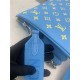 Louis Vuitton COUSSIN PM Monogram-embossed puffy lambskin Blue/Yellow M57790 High