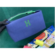 Hermes Bride-a-Brac Travel Case Small/Large Model Dk-Blue High