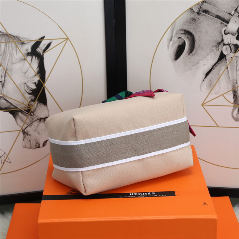 Hermes Bride-a-Brac Travel Case Small/Large Model Beige High