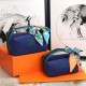 Hermes Bride-a-Brac Travel Case Small/Large Model Navy High