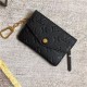 Louis Vuitton KEY POUCH Monogram Empreinte Black M60633 High