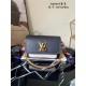 Louis Vuitton LOCKME TENDER Grained calf leather Black M58557 High