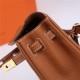 Hermes Kelly Ado PM Backpack Togo Leather WAX In Tan Gold-Metal High