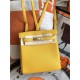 Hermes Kelly Ado PM Backpack Togo Leather WAX In Yellow Gold-Metal High