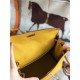 Hermes Kelly Ado PM Backpack Togo Leather WAX In Yellow Gold-Metal High