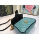 GG Marmont Mini Top Handle Bag Butter/Blue Mid