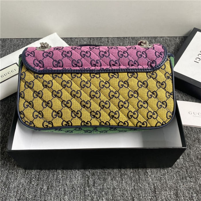 GG Marmont Multicolor Small Shoulder Bag Mid