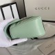 GG Marmont Small Shoulder Bag 443497 Lt-Green Silver-Metal Mid