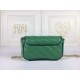 GG Marmont Super Mini Bag 476433 Green Mid