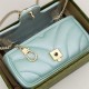 GG MARMONT MATELASSÉ SUPER MINI BAG 476433-Fresh Blue High