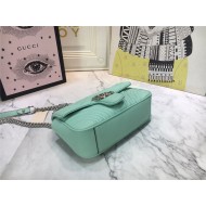 GG Marmont Mini Shoulder Bag Lt-Green Mid