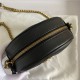 GG Marmont Mini round Shoulder Bag Black Mid