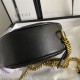 GG Marmont Mini round Shoulder Bag Black Mid