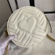 GG Marmont Mini round Shoulder Bag White Mid