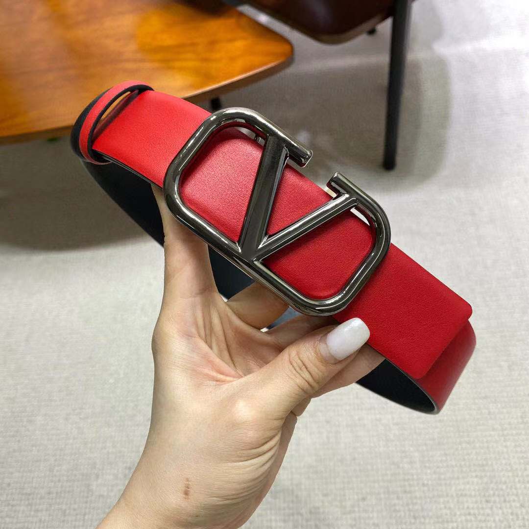 Valentino Reversible Belt 40MM Red/Black High