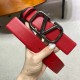 Valentino Reversible Belt 40MM Red/Black High