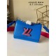 Louis Vuitton TWIST PM Epi Leather With Braided Twist Lock Blue M57669 High