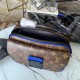 Louis Vuitton S LOCK MESSENGER Monogram Blue M45863 High