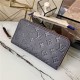 Louis Vuitton ZIPPY WALLET Monogram Empreinte Navy M62121 High