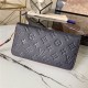 Louis Vuitton ZIPPY WALLET Monogram Empreinte Navy M62121 High