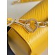 Louis Vuitton TWIST MM Epi grained cowhide leather M59888 Sunflower Yellow High