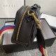 GG Marmont Small Shoulder Bag With Sylvie Strap 498100 Black Mid