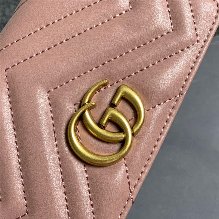 GG Marmont Mini Chain Bag Nude Mid