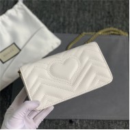 GG Marmont Mini Chain Bag White Mid