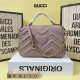 GG Marmont Small Top Handle bag 498110 Dusty Pink Mid