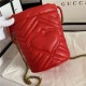 GG Marmont Mini Bucket Bag Red Mid